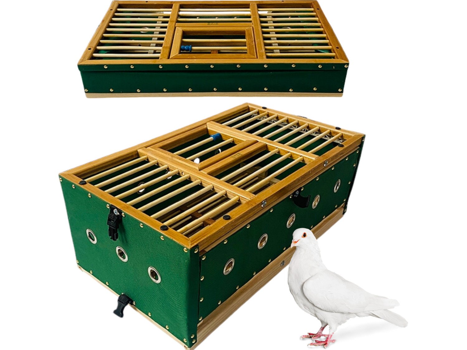 Kosz transportowy płócienny składany GREEN 80 x 35 x 23 cm