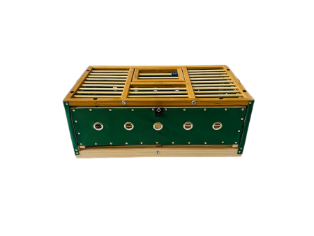 Kosz transportowy płócienny składany GREEN 80 x 35 x 23 cm