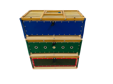 Kosz transportowy płócienny składany GREEN 80 x 35 x 23 cm