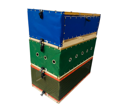 Kosz transportowy płócienny składany GREEN 80 x 35 x 23 cm