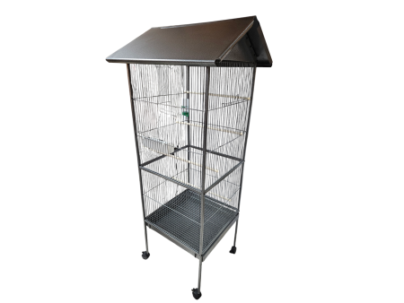 Klatka dla papug z daszkiem