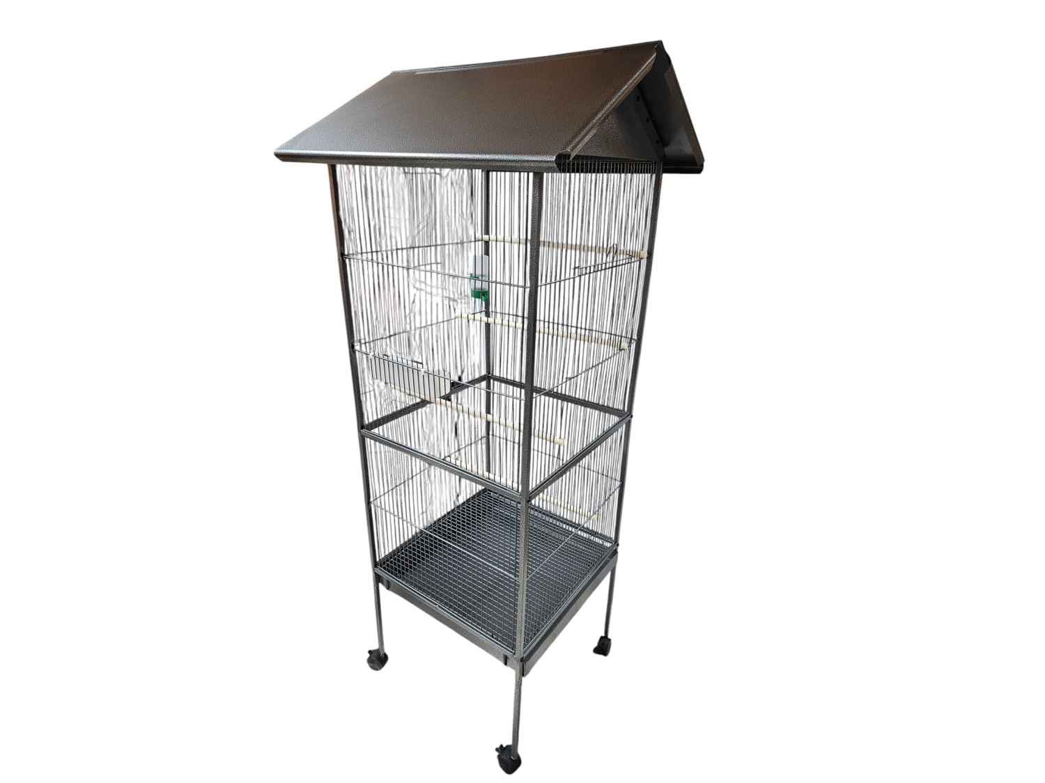 Klatka dla papug z daszkiem