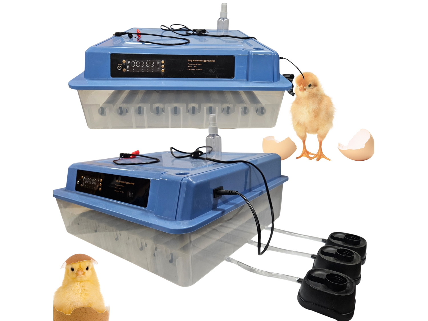 Inkubator automatyczny wylęgarka do jaj  64 JAJa 80 W