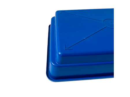 WANNA KĄPIELOWA DLA GOŁĘBI, KACZEK, GĘSI NIEBIESKA 60X40X10 CM KUWETA