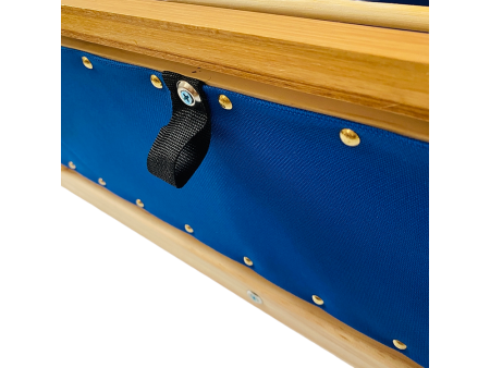 Kosz transportowy płócienny składany BLUE 40 x 27,5 x 23