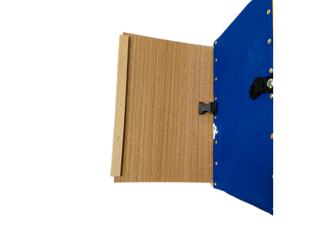 Kosz transportowy płócienny składany BLUE 50 x 33,5 x 23 cm