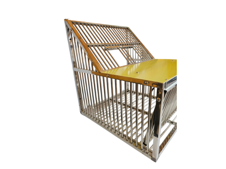 Wlot belgijski dla gołębi ze stali nierdzewnej SOLID 60