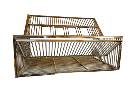 Wlot belgijski dla gołębi ze stali nierdzewnej SOLID 100